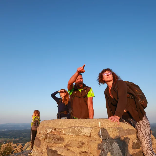 Table d'orientation depuis le sommet du Pic du Lizieux (1388m d'altitude)