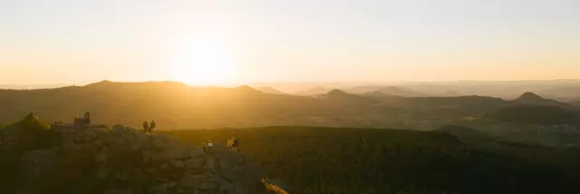 Coucher de soleil au Pic du Lizieux