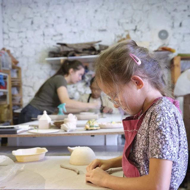 Calm and concentration reign in the workshop
