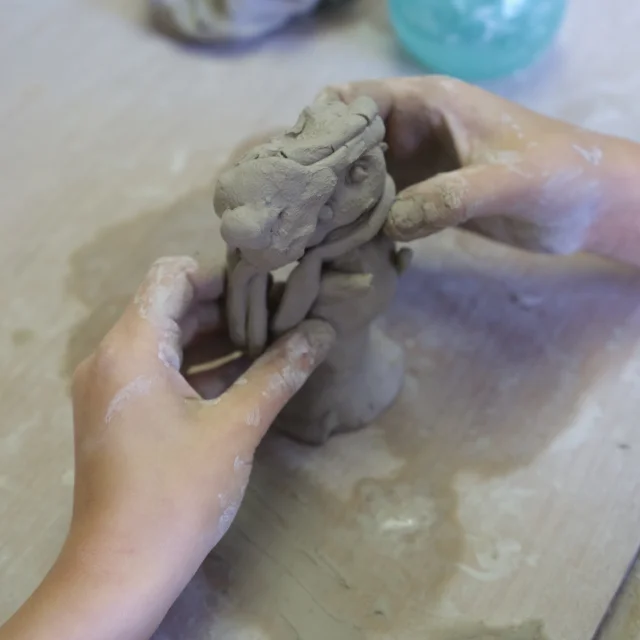 Moulding in the pottery workshop