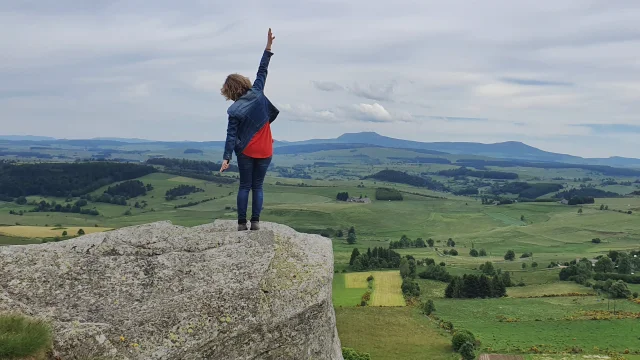 View of the Mezenc Plateau