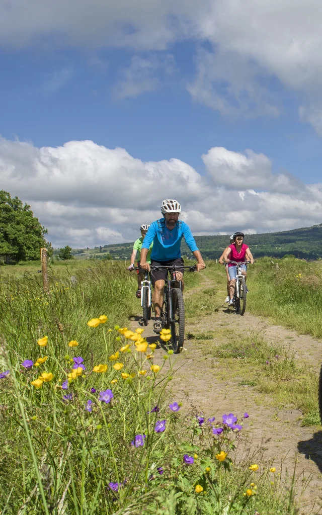 VTT sur le Haut-Lignon, destination famille plus