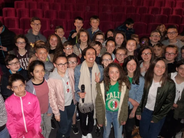 Amelle Chahbi at Ciné Tence