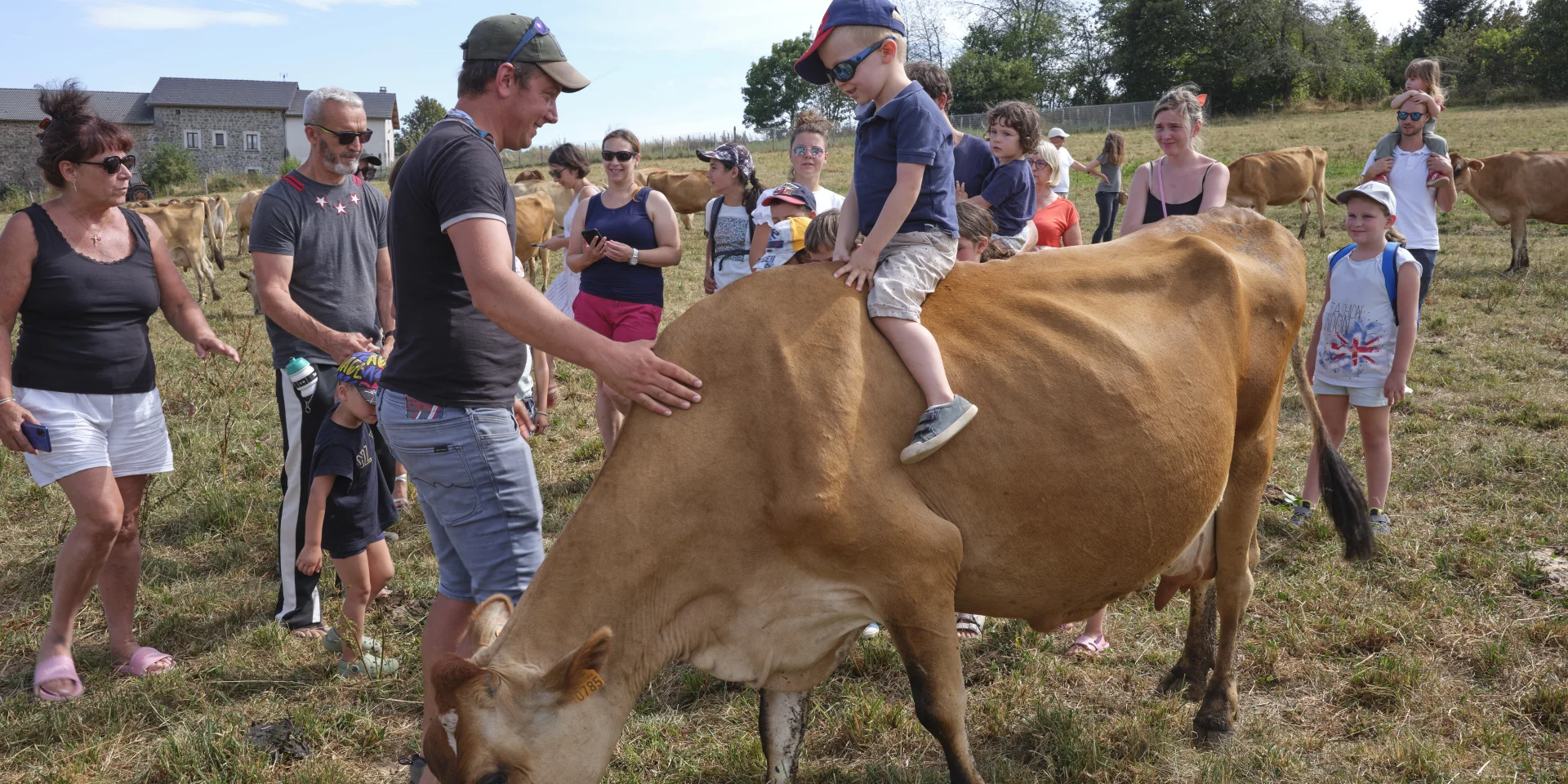 At the Vach'Mont bio farm