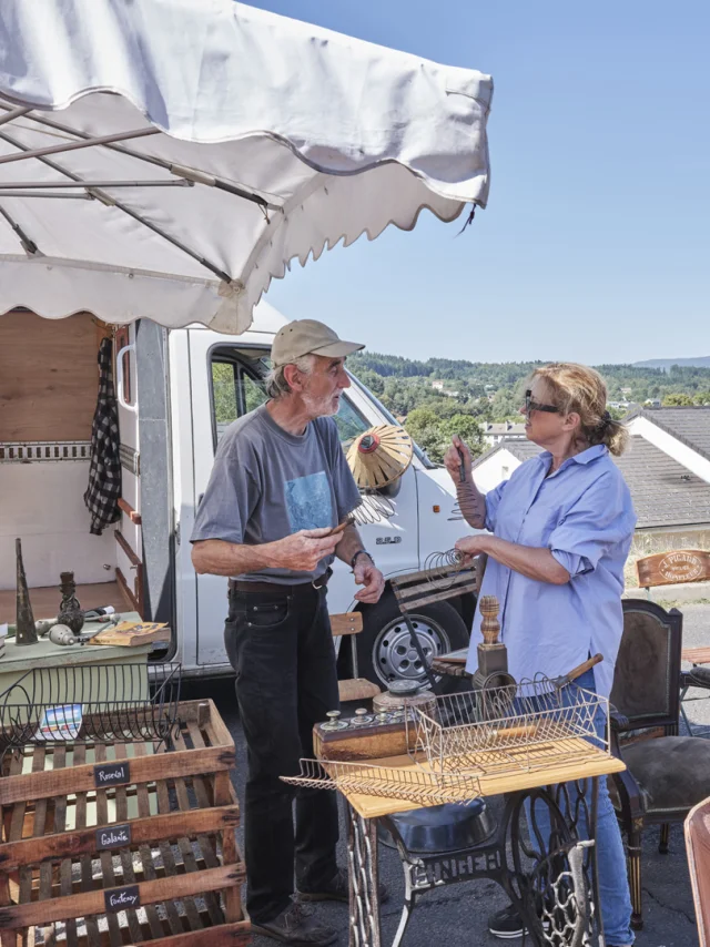 Flea market in Le Chambon-sur-Lignon