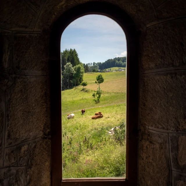 Saint-Voy church View of an opening