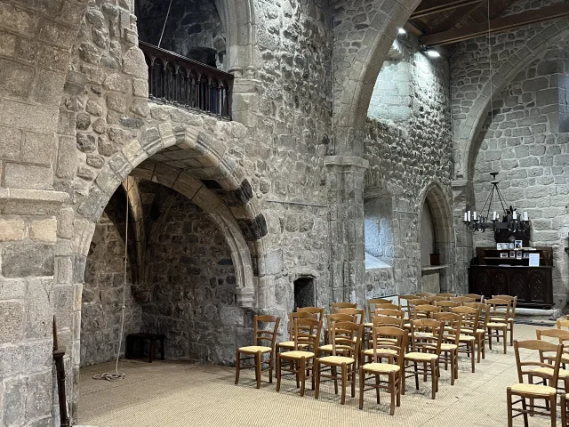 The nave of Saint-Voy church