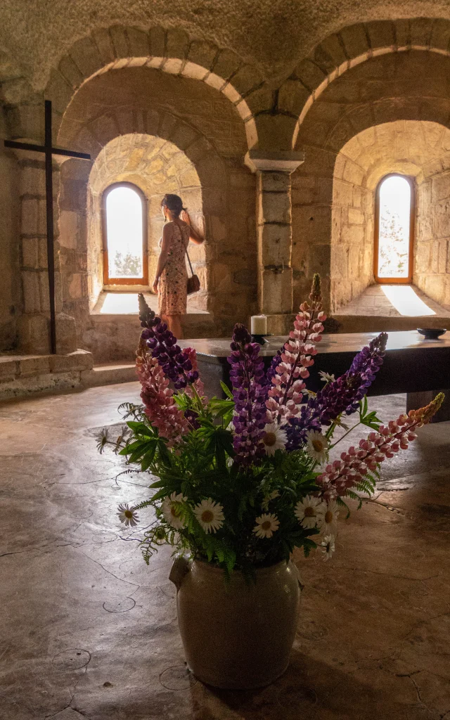Inside Saint-Voy church