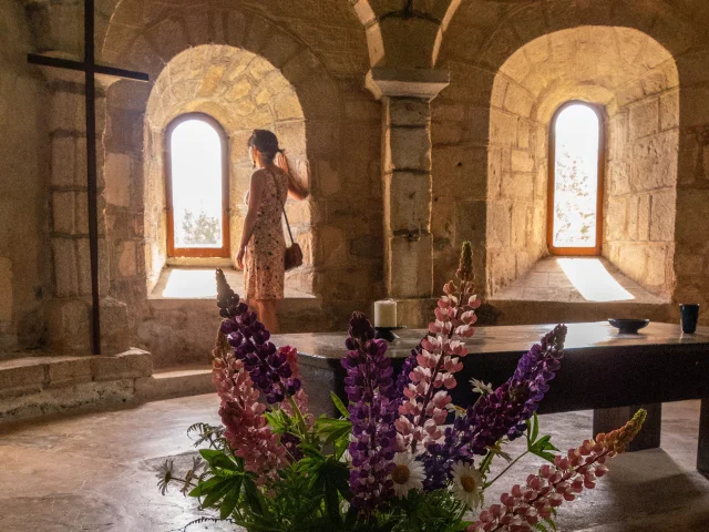 Inside Saint-Voy church