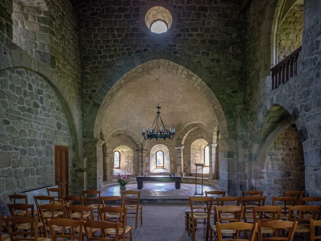 Inside Saint-Voy church