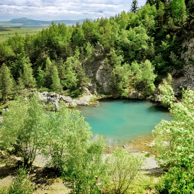 Le lac Bleu à Champclause