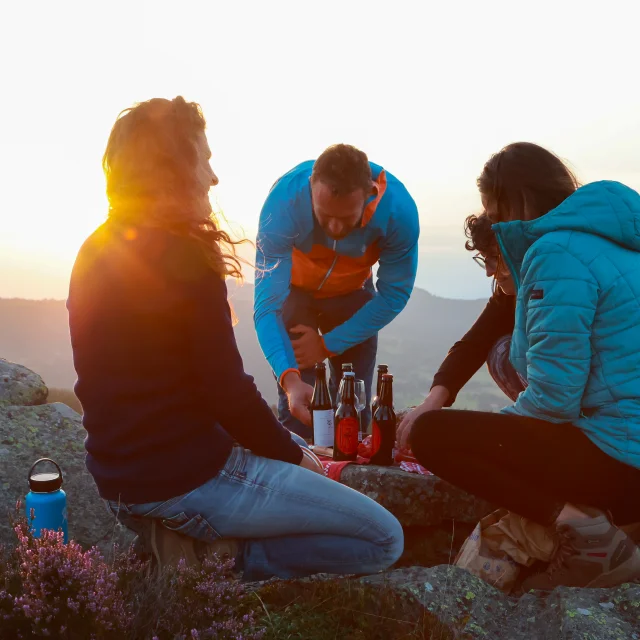 A gourmet sunset at the summit of Lizieux