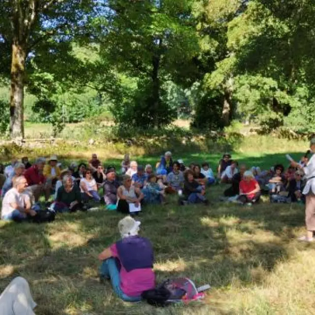Ambiance du festival Lectures sous l'arbre