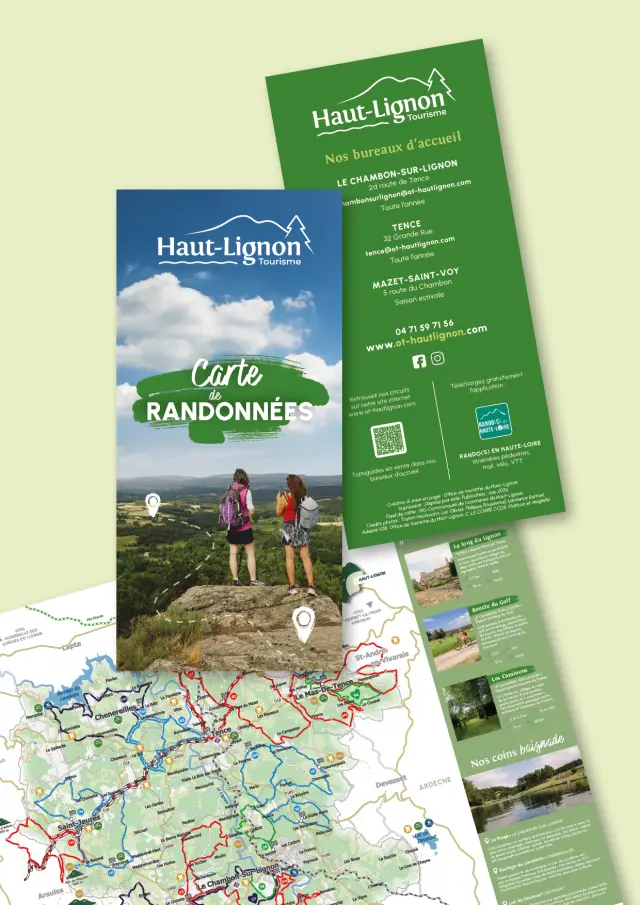 Carte Randonnee Haut Lignon