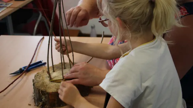 Atelier vannerie avec Marine Schmitt
